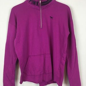 Pink Victoria’s Secret Large Purple Half ZIPJacket